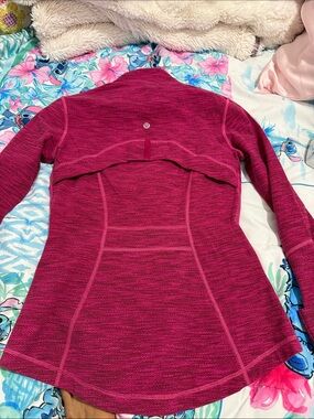 lululemon athletica Berry Pink Long Sleeve Jacket